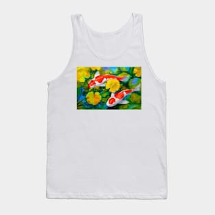 Koi in the pond Tank Top